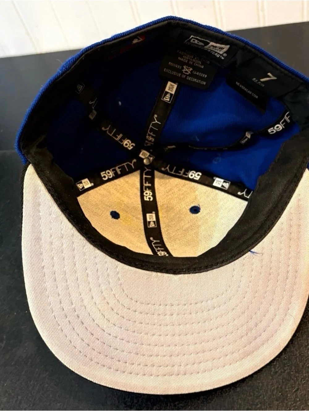 CARDINALS NEW ERA HAT CAP 59FIFTY FITTED 7 BLUE BLACK